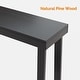 preview thumbnail 13 of 27, Modern Console Table Solid Wood for Entryway or Hallway Decor