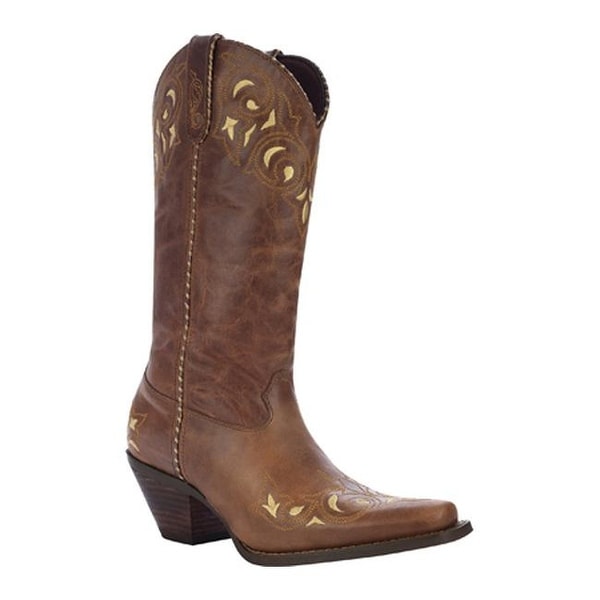 Durango Boot Women's RD5414 12" Sew Sassy Sandy Brown
