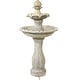 preview thumbnail 5 of 33, 2-Tier Arcade Solar with Battery Fountain with LED - Color Options