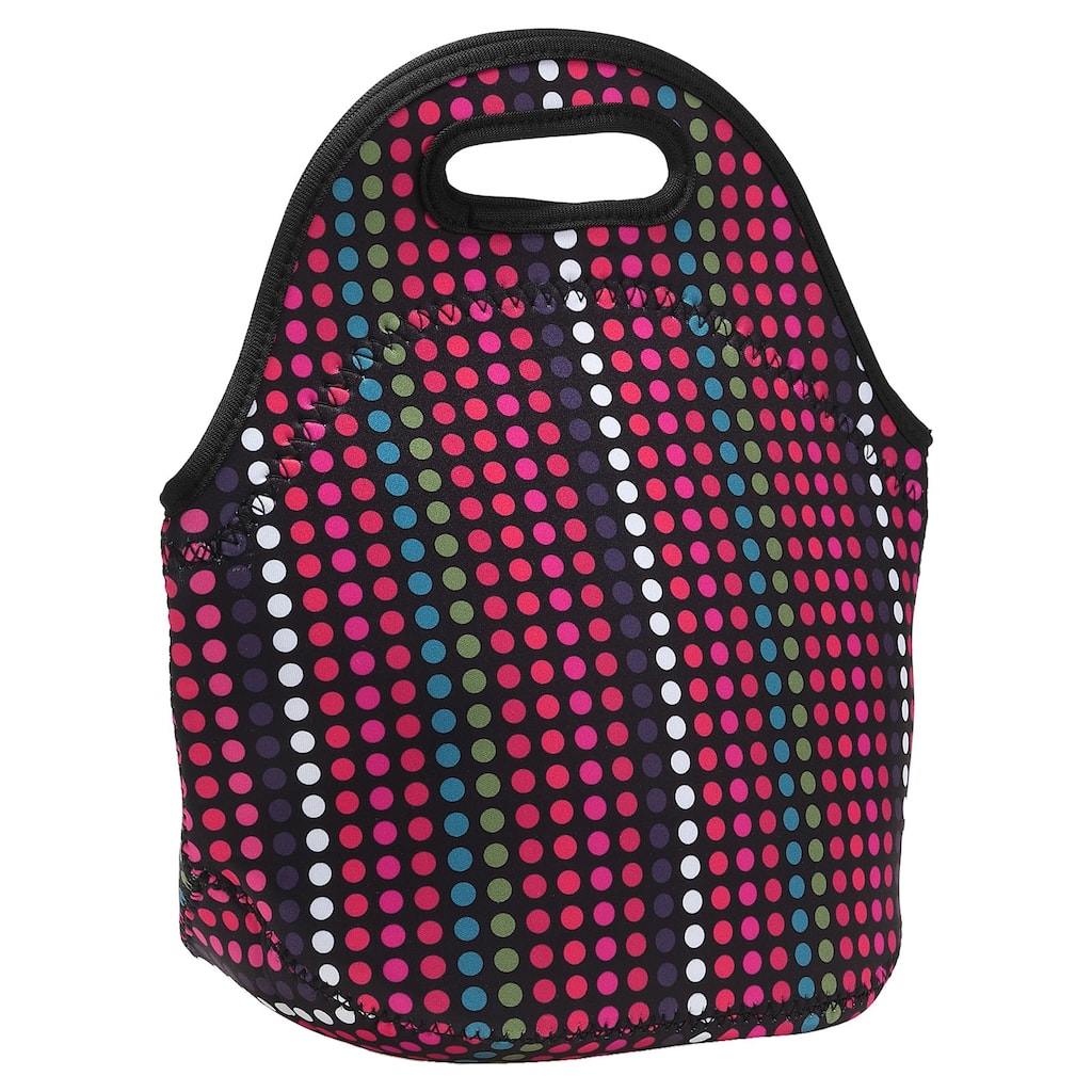 Insulated Lunch Bags, 12"x6"x12" Lunch Portable Containers Bag, Multi-Color