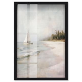 Misty Sail Away I Kitchen Wall Decor Shadowbox Print by Art Remedy ...