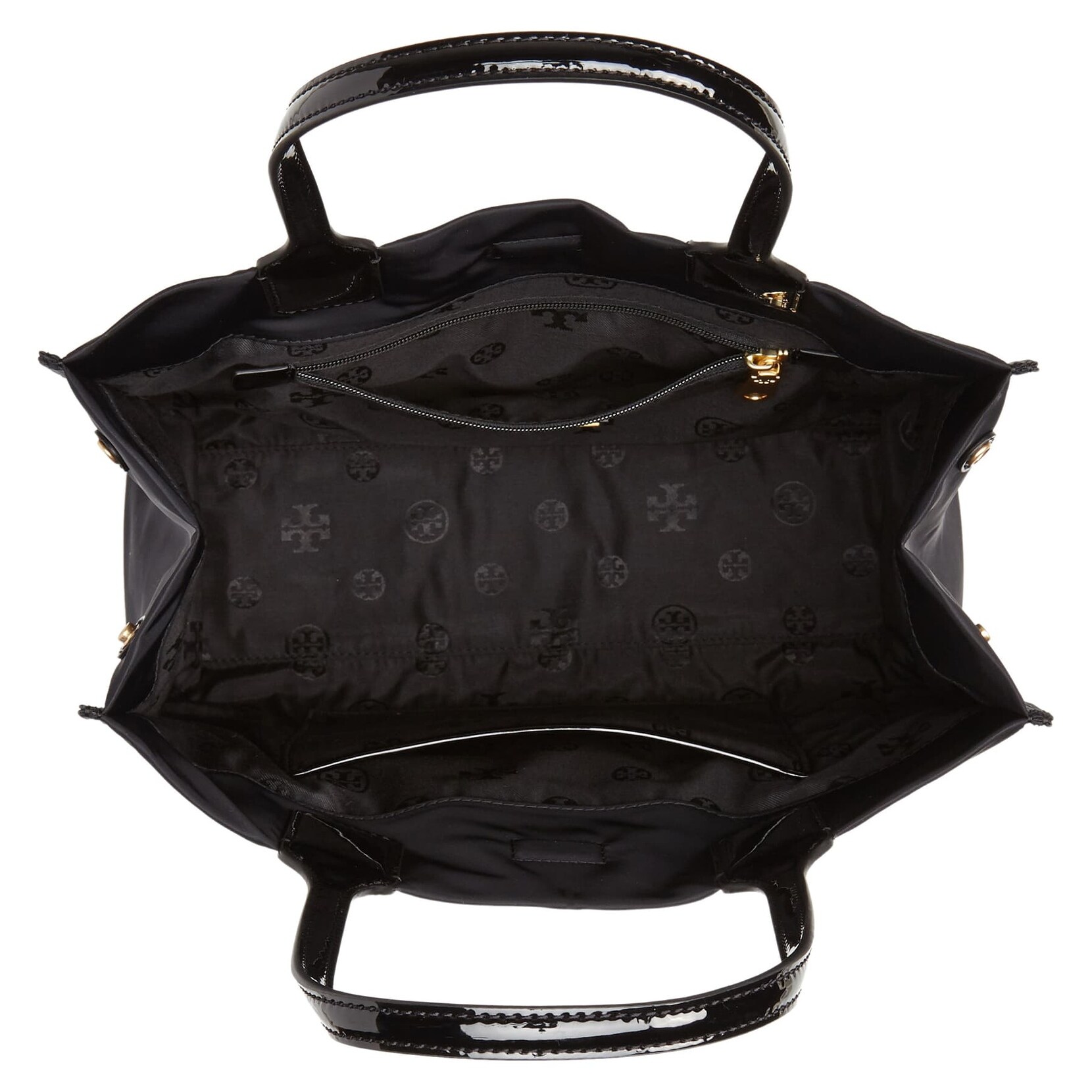 ella patent mini tote