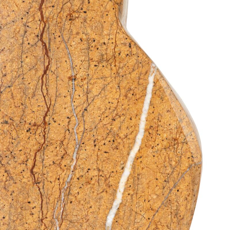 Decorative Travertine Wave Bookends, Set of 2