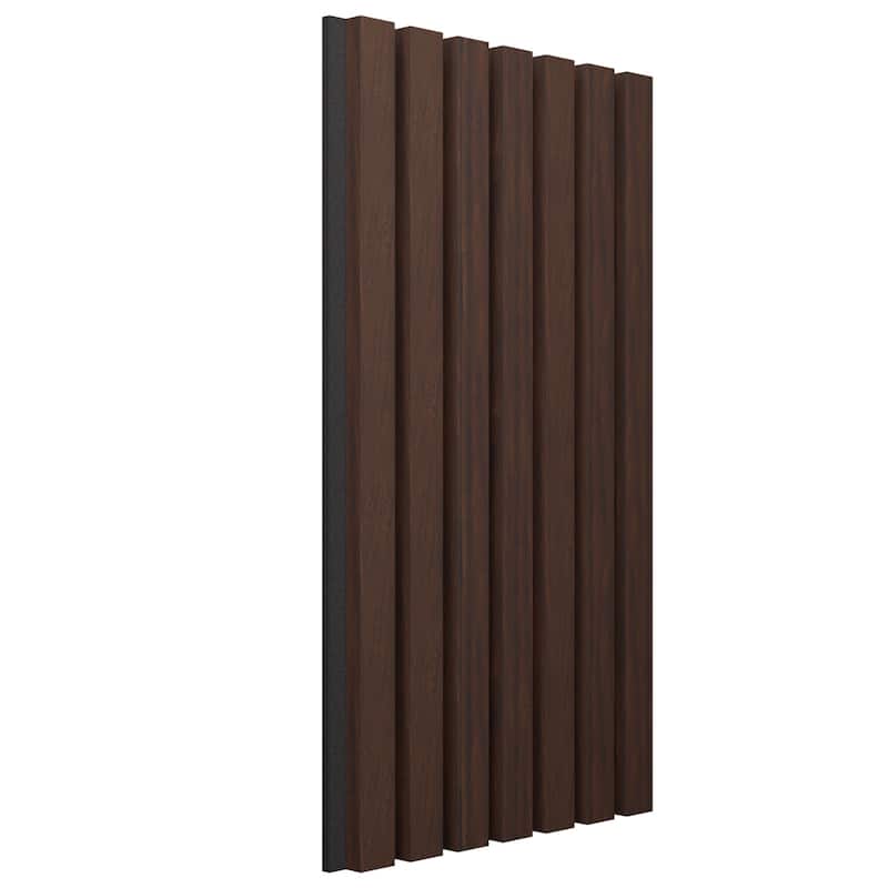 AcoustixPro Noise Cancelling Traditional Small Slat Wall Panel (2 Pack)