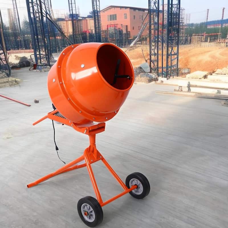 Electric Concrete Mixer Cement Mixing 4.6 cu/ft