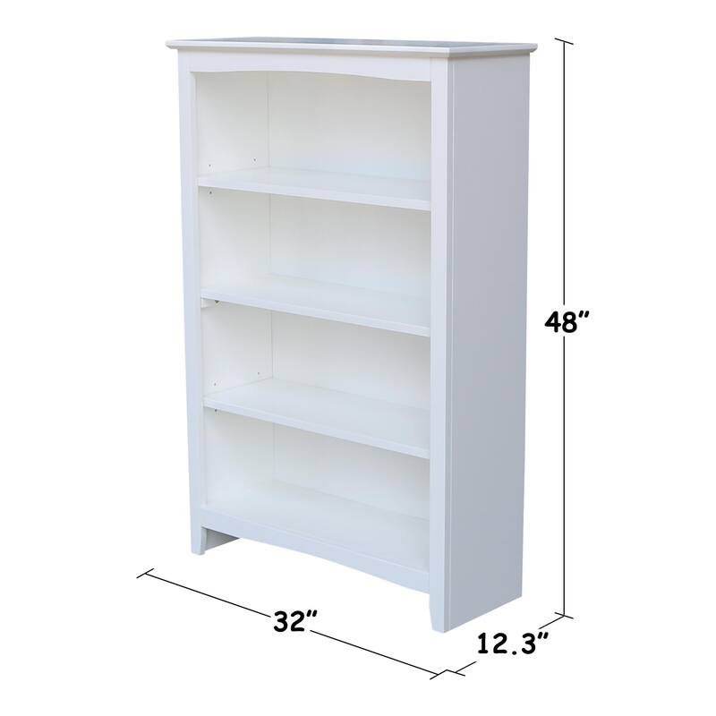 Porch & Den Solid Wood Shaker Bookcase