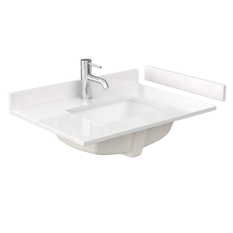 Deborah 30-inch Single Vanity, Quartz Top, Medicine Cabinet