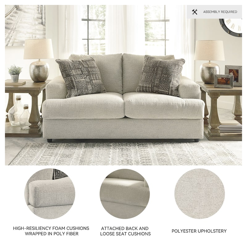 Soletren Loveseat - Stone