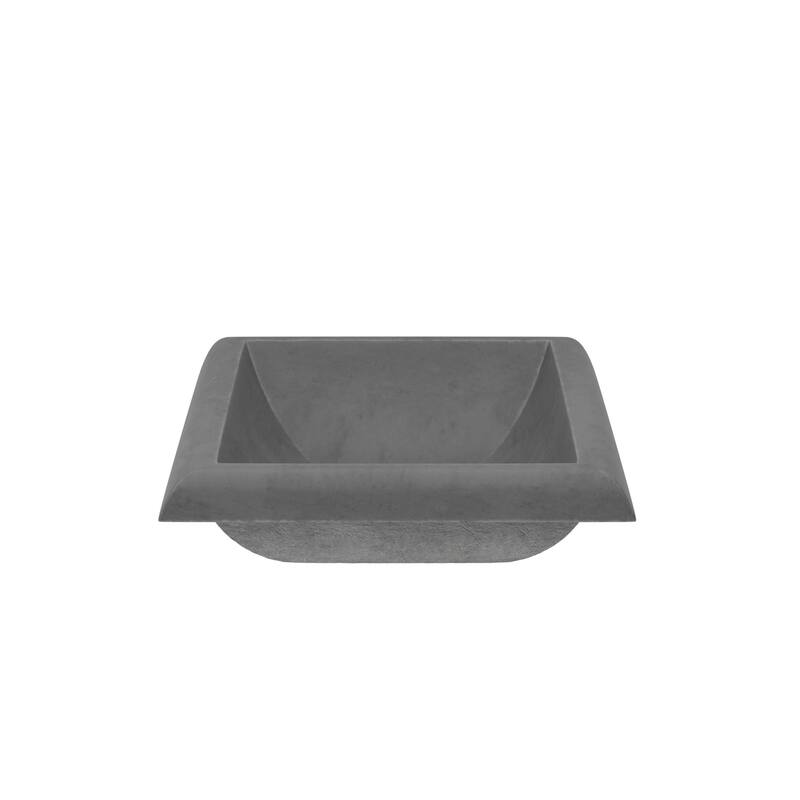 Montecito NativeStone and Concrete Drop-in Bathroom Sink - 21.5" x 15.5" x 5.25"
