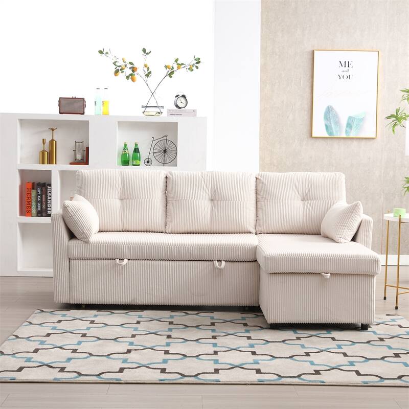 Modular Sectional Sofa L Shaped Modular Couch with Reversible Chaise