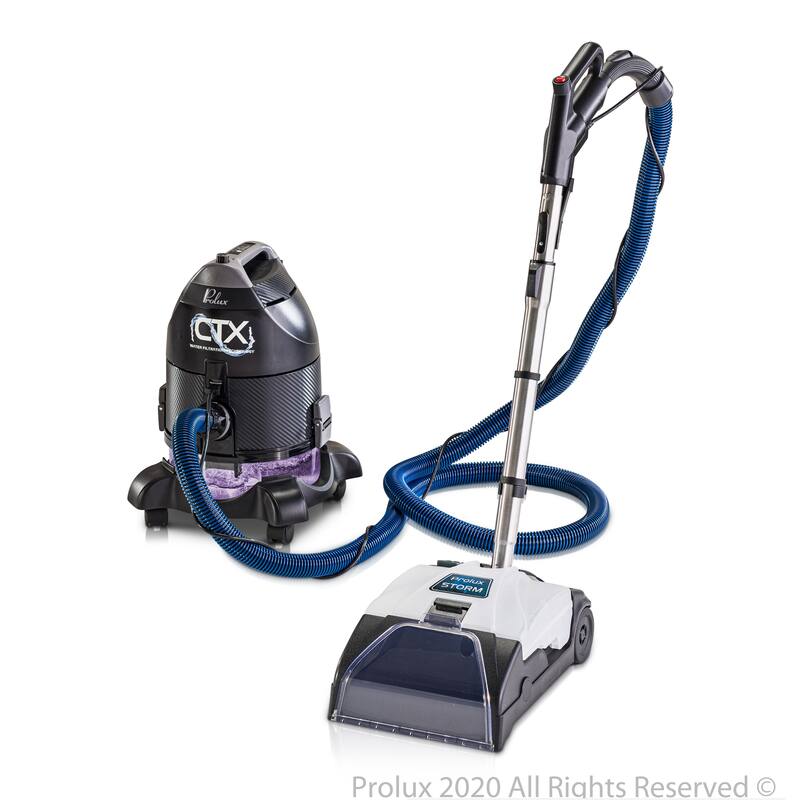Prolux CTX ELITE Bagless Canister Vacuum Cleaner w/ Storm Shampooer Kit