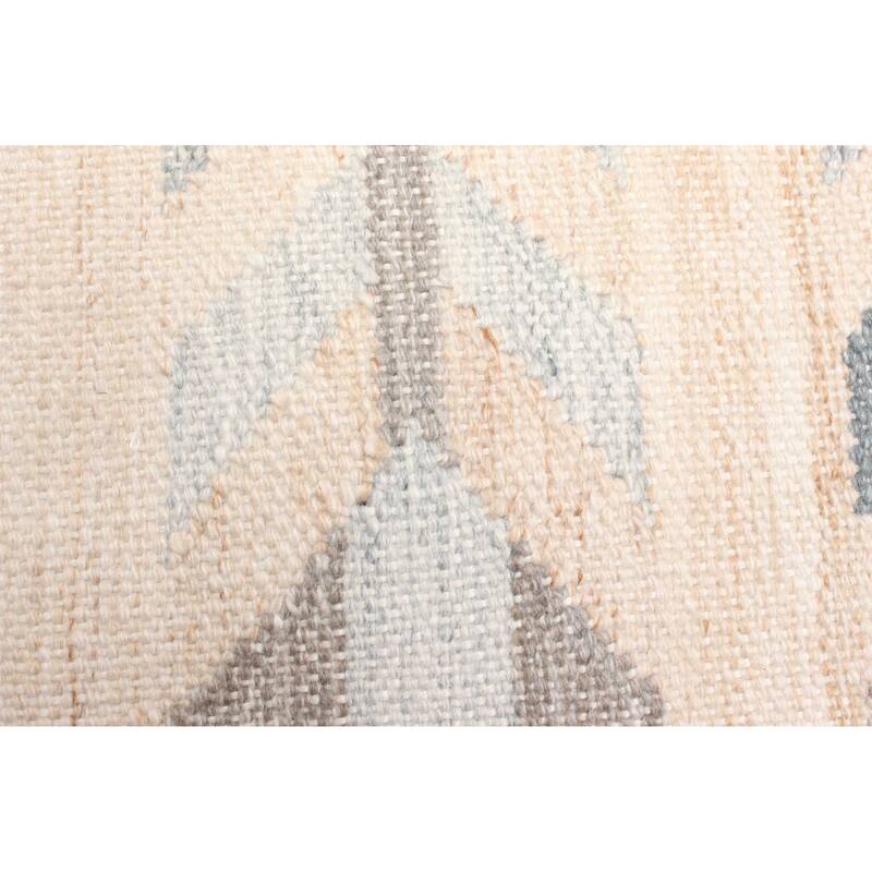 ECARPETGALLERY Flat-Weave Ankara FW Beige Wool Kilim - 5'0 x 8'2