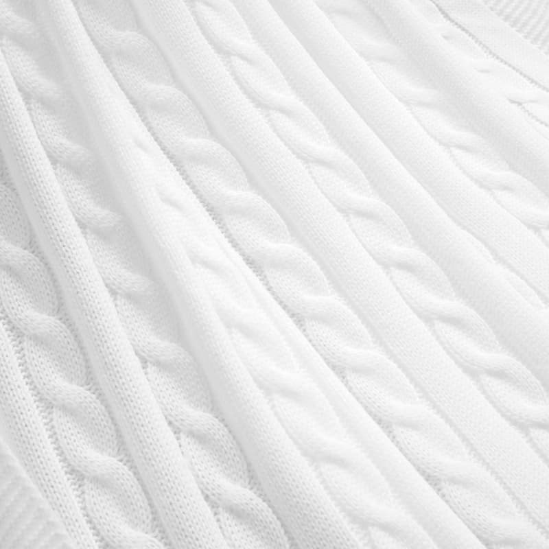 Lush Decor Cable Soft Knitted Oversized Blanket/Coverlet