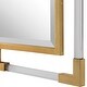 preview thumbnail 5 of 4, Uttermost Balkan Gold Tall Mirror - 28"W x 75"H x 1"D