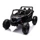 preview thumbnail 9 of 93, Electric Ride-On Car with 3-Point Safety Harness, USB Music Player, LED Lights, and High-Low Speed - Kids UTV Adventure