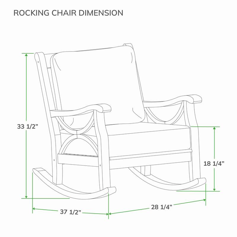 Cambridge Casual Lowell 3-Piece Teak Patio Chat Set