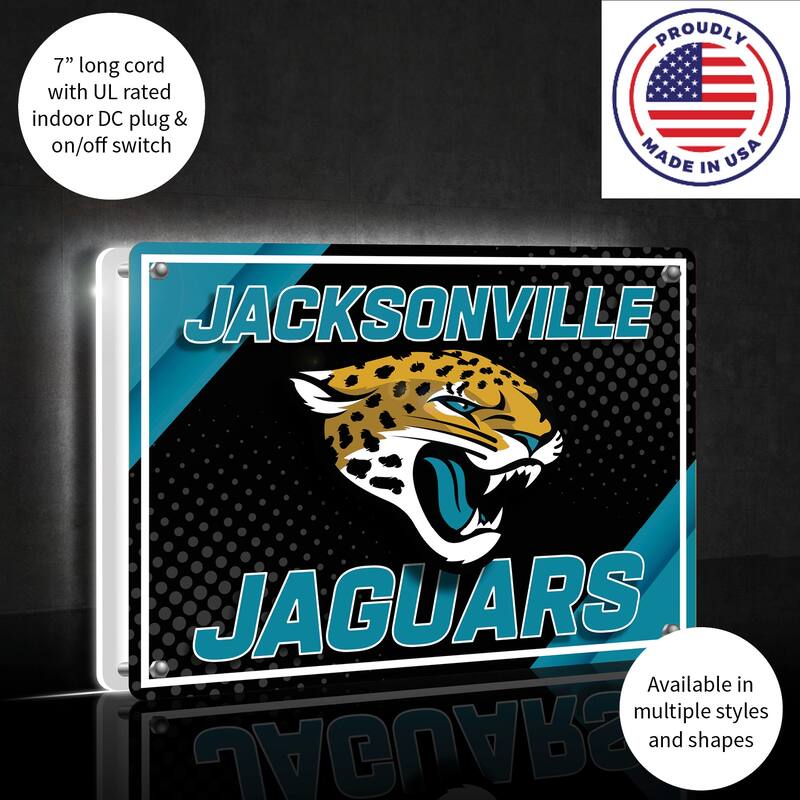 Jacksonville Jaguars LED Lighted Sign