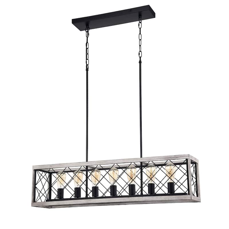 Twinkle 40 Inch Farmhouse Kitchen Island Pendant Ceiling Light