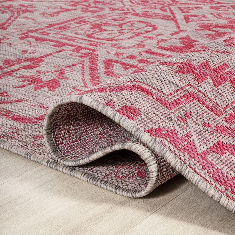 JONATHAN Y Charleston Medallion Indoor/Outdoor Area Rug