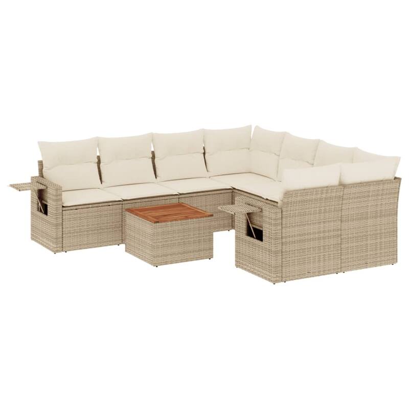 vidaXL Garden Sofa Set PE rattan Large Modular Garden Sofa Set