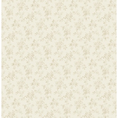 Seabrook Designs Chantilly Miniflora Unpasted Wallpaper