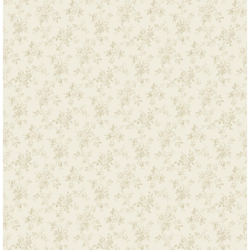 Seabrook Designs Chantilly Miniflora Unpasted Wallpaper