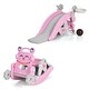 preview thumbnail 17 of 17, 4-in-1 Rocking Horse and Slide Set for Kids - 41.5”x28” x 22.5” (L x W x H)