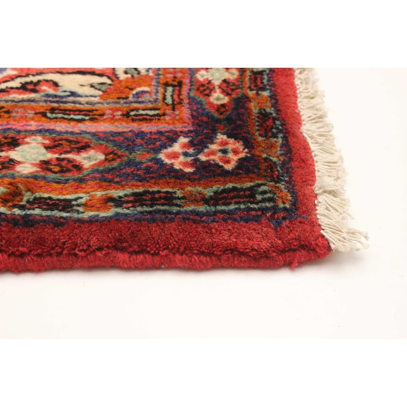 ECARPETGALLERY Hand-knotted Anatolian Vintage Red Wool Rug - 4'7 x 6'3