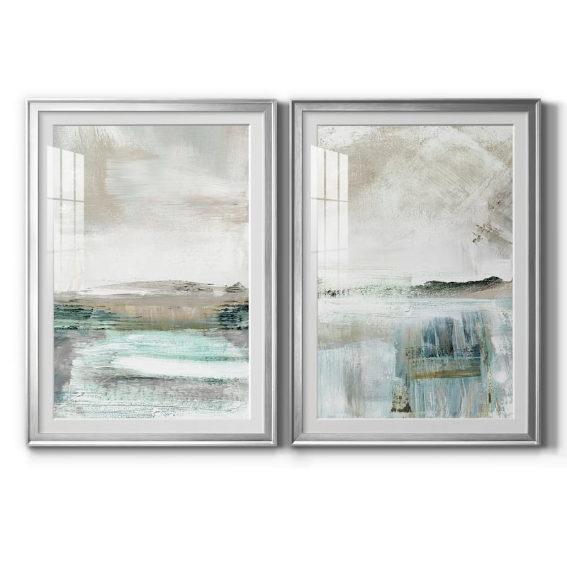 Summer Teal I Premium Framed Print - Ready to Hang - 30.5X42.5 - Silver
