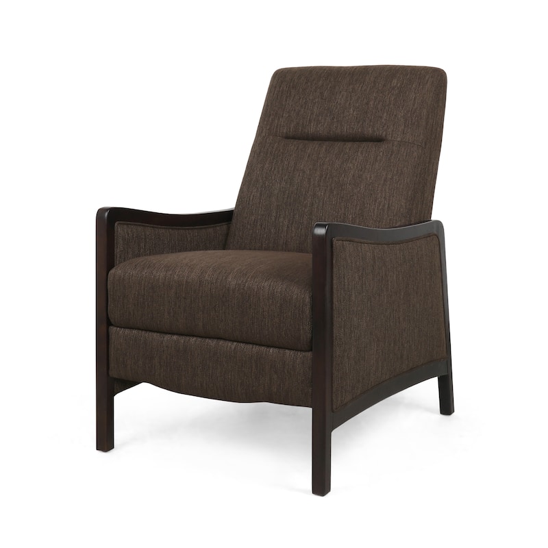 Veatch Contemporary Upholstered Pushback Recliner by Christopher Knight Home