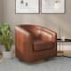 Option Brown Faux Leather