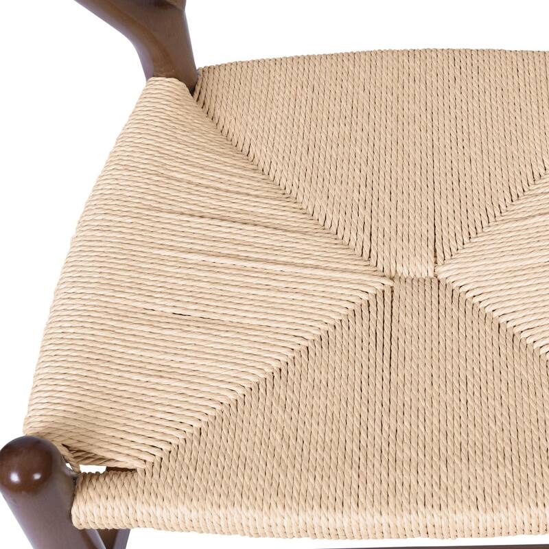 Edgemod Olsen Handwoven Cord Weave Dining Chair (set of 2)