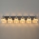 preview thumbnail 51 of 182, 2/3/4-Light Modern Bathroom Crystal Vanity Light Wall Sconces