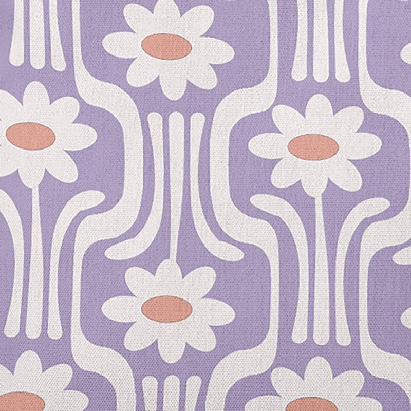 Daisys and Squiggles Indoor/Outdoor Throw Pillow
