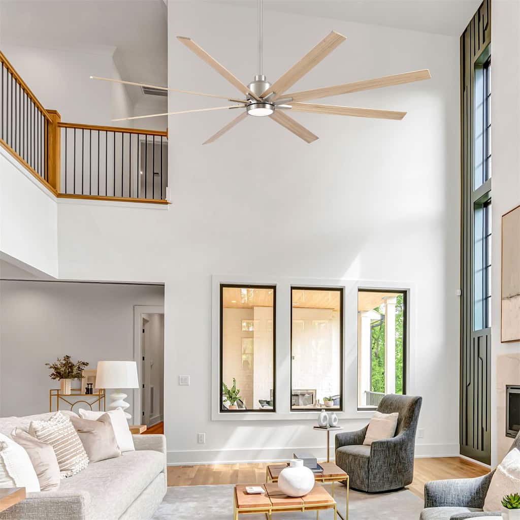 84"Lowe Profile Ceiling Fan with Light