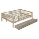 preview thumbnail 25 of 95, Roomfitters Twin Size Daybed Wood Frame with Two Storage Compartments, Space-Saving and Stylish Design for Any Room
