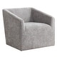 preview thumbnail 12 of 22, Roundhill Furniture Nice Modern Barrel Armchair, 360° Swivel
