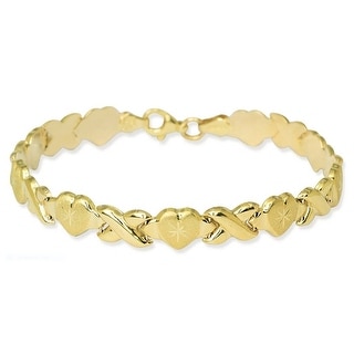 Mcs Jewelry Inc Yellow Stampato Xoxo Friendship And Mcs Jewelry Inc Yellow Stampato Xoxo Friendship And Relationship Bracelet On Free Shipping Today 13863780