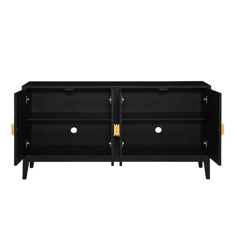 4-Door Sideboard Storage Cabinet