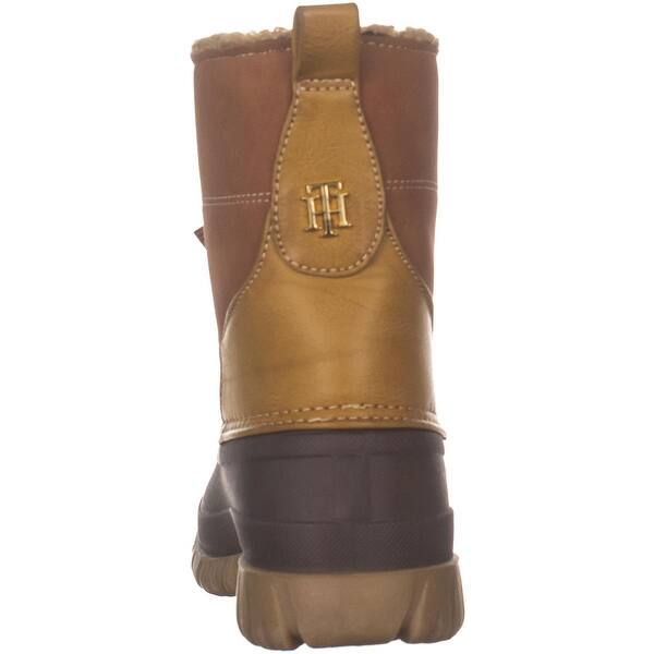 Shop Tommy Hilfiger Marko Lined Winter Boots Medium Natural On