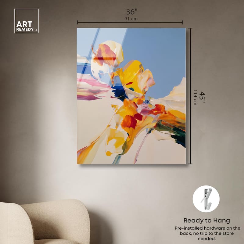 Flippant Bloom II Acrylic by Art Remedy, Ready to Hang