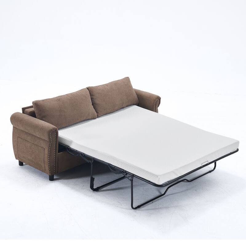 80.7 "2-in-1 sofa bed, living room sofa, with large mattress
