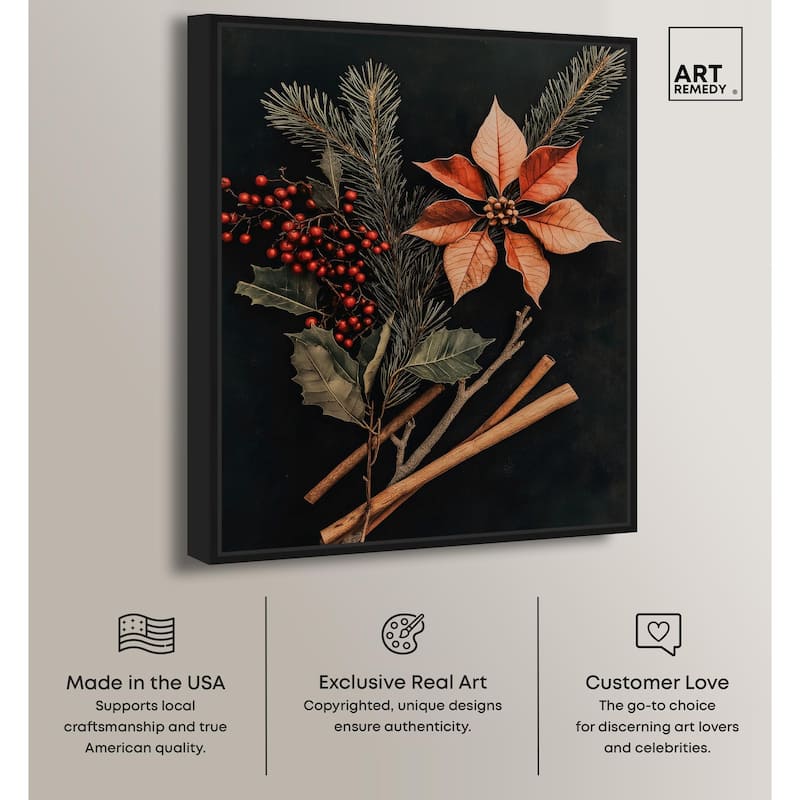 Hearth Flora Canvas by Art Remedy