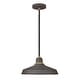 preview thumbnail 7 of 6, Hinkley Lighting Foundry Single Light 16" Wide Outdoor Pendant