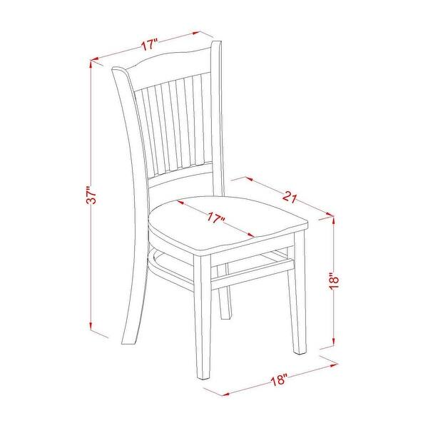 East West Furniture Kitchen Table Set a Rectangle Dining Room Table