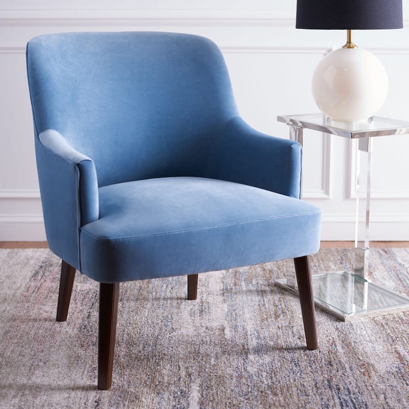 SAFAVIEH Manerva Accent Chair - 27" W x 30.5" L x 35.8" H - 27Wx31Dx36H