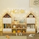 preview thumbnail 7 of 38, House-Shaped Children's Bookshelf，Multi-Functional Organizer for Books & Toys