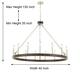Acroma 15 Light 40 In Modern Farmhouse Wagon Wheel Chandelier-UL