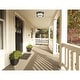 preview thumbnail 1 of 2, Westinghouse Senecaville Two-Light Exterior Flush-Mount Fixture - 12-Inch