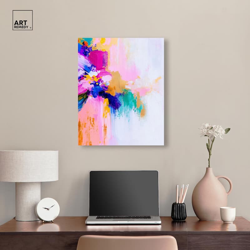 Contrast of Purity III Canvas by Art Remedy, Gallery Wrapped